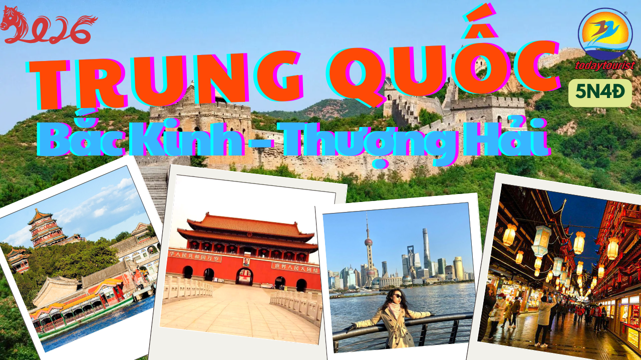 TOUR TRUNG QUỐC 5 NGÀY 4 ĐÊM