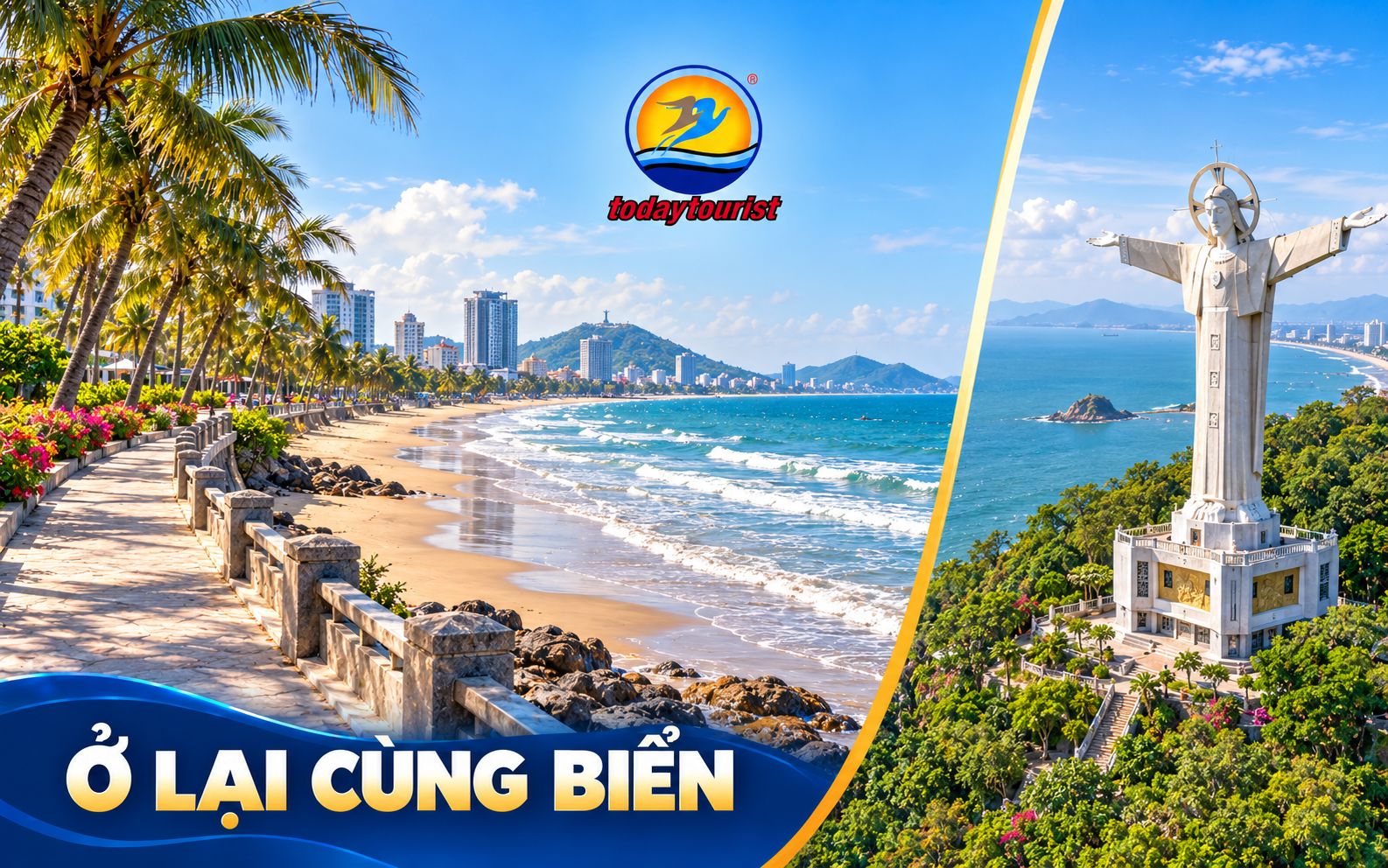 Tour Vũng Tàu 2 Ngày 1 Đêm từ Đồng Nai – Tượng Chúa Kitô, Bãi Sau