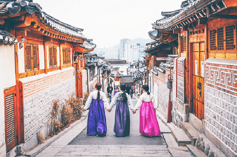 The ancient village of Hanok Bukchon Korea - The village holds unique cultural value