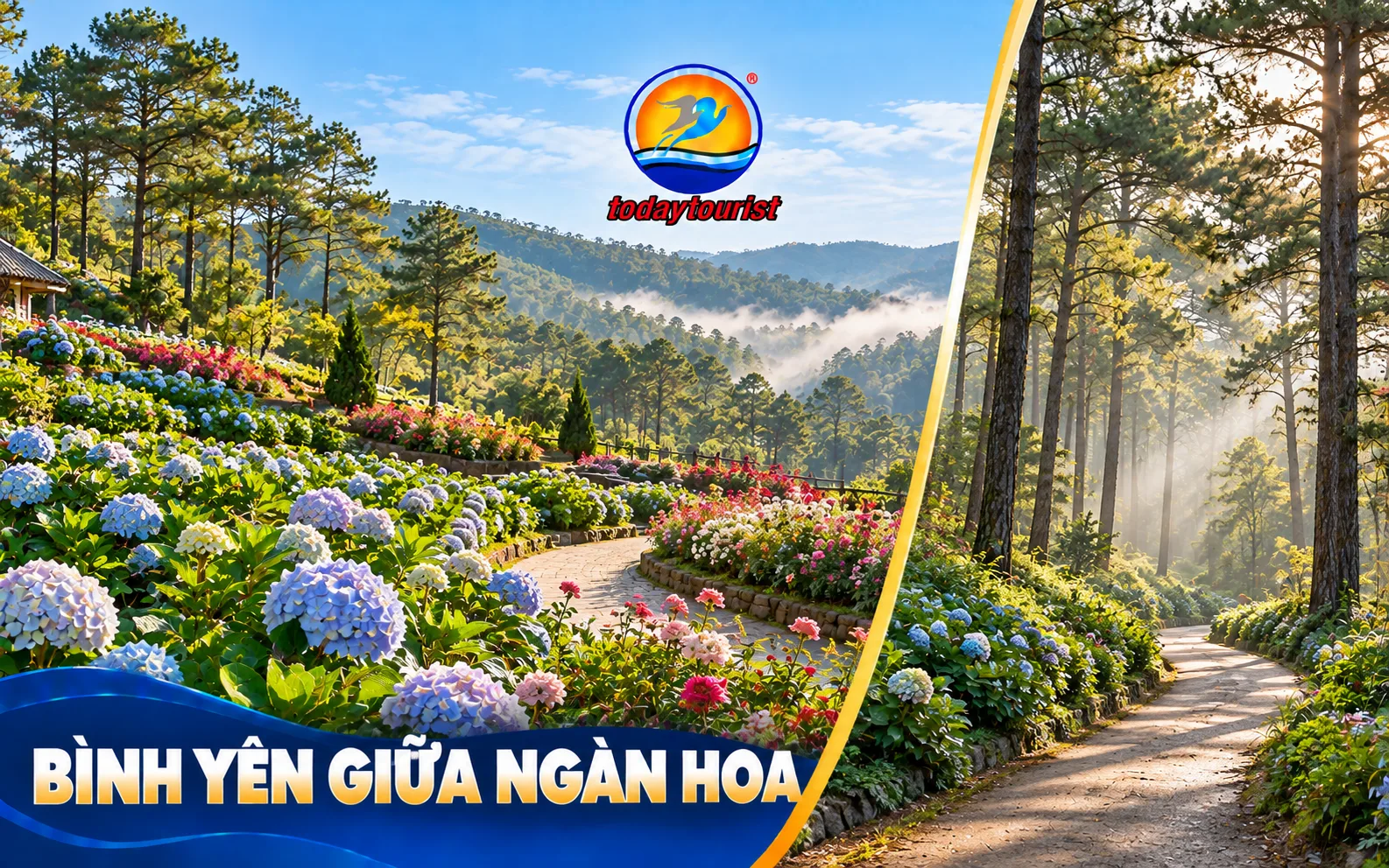 Tour Đà Lạt 4 Ngày 3 Đêm từ Đồng Nai – Fresh Garden, Langbiang, Trúc Lâm, Ga Đà Lạt
