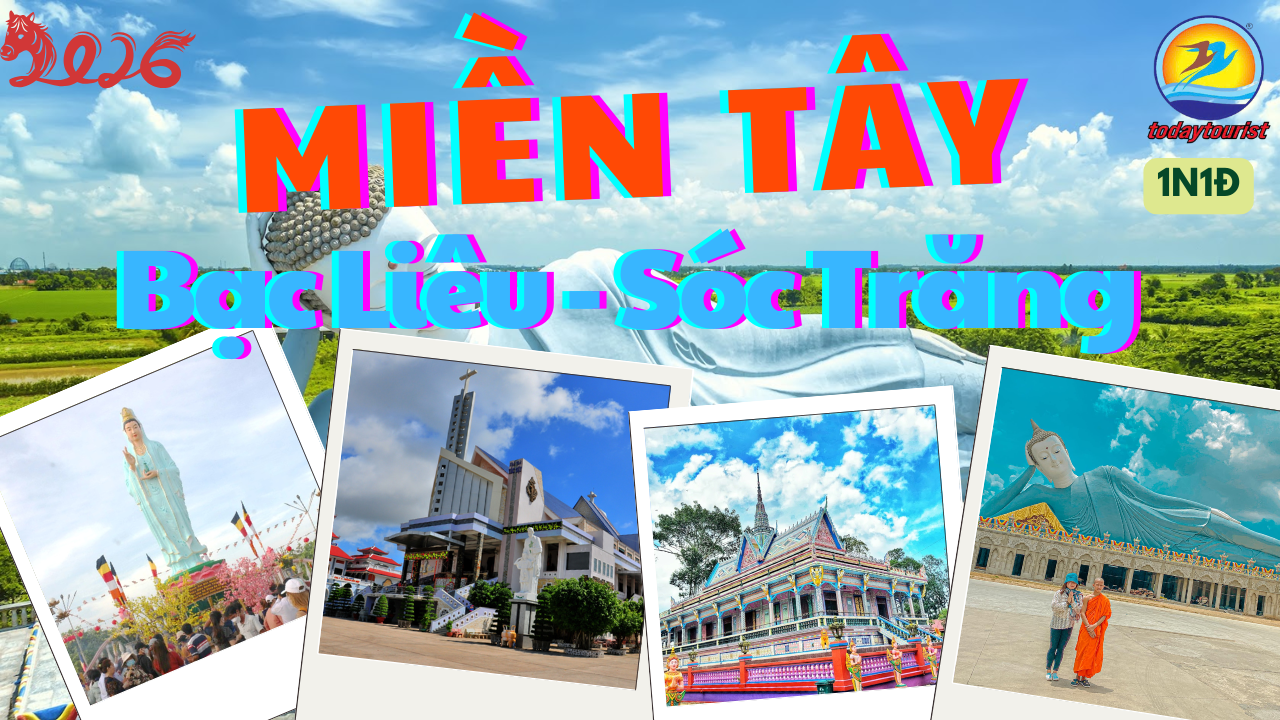 TOUR HÀNH HƯƠNG BẠC LIÊU – SÓC TRĂNG (1N1Đ)   Nhà thờ Cha Diệp –  Mẹ Nam Hải