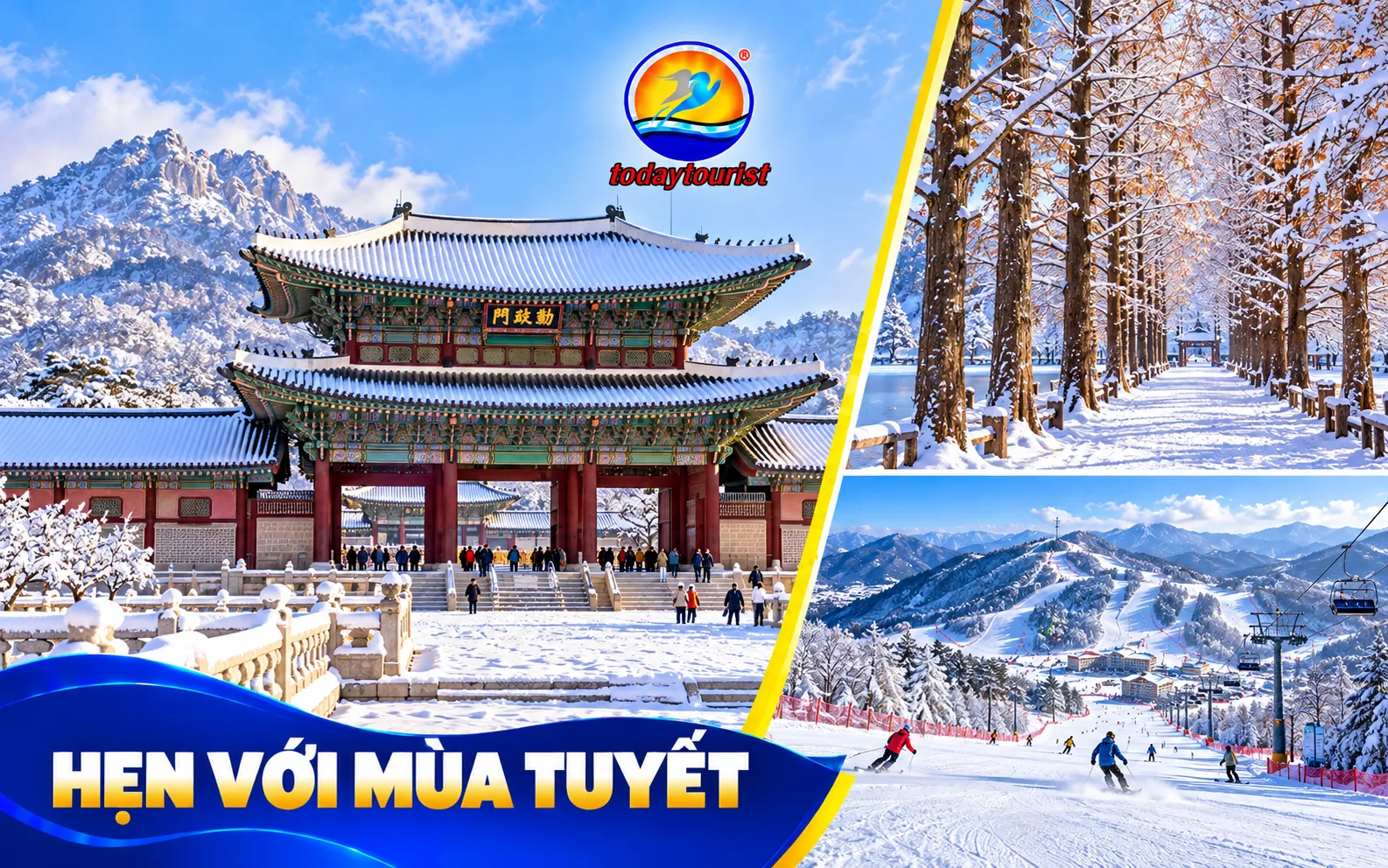 Tour Hàn Quốc 5 Ngày 4 Đêm – Seoul, Nami và Trải Nghiệm Tuyết Gangwon-do