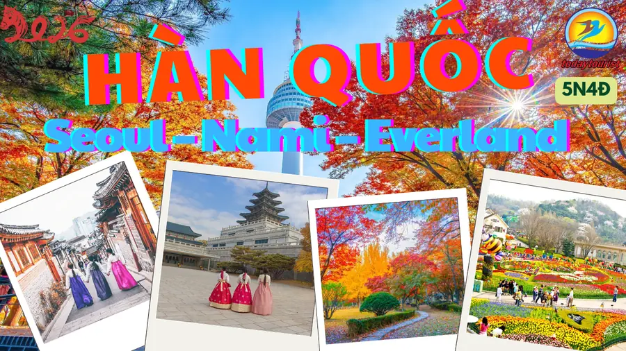 Tour Hàn Quốc 5 Ngày 4 Đêm