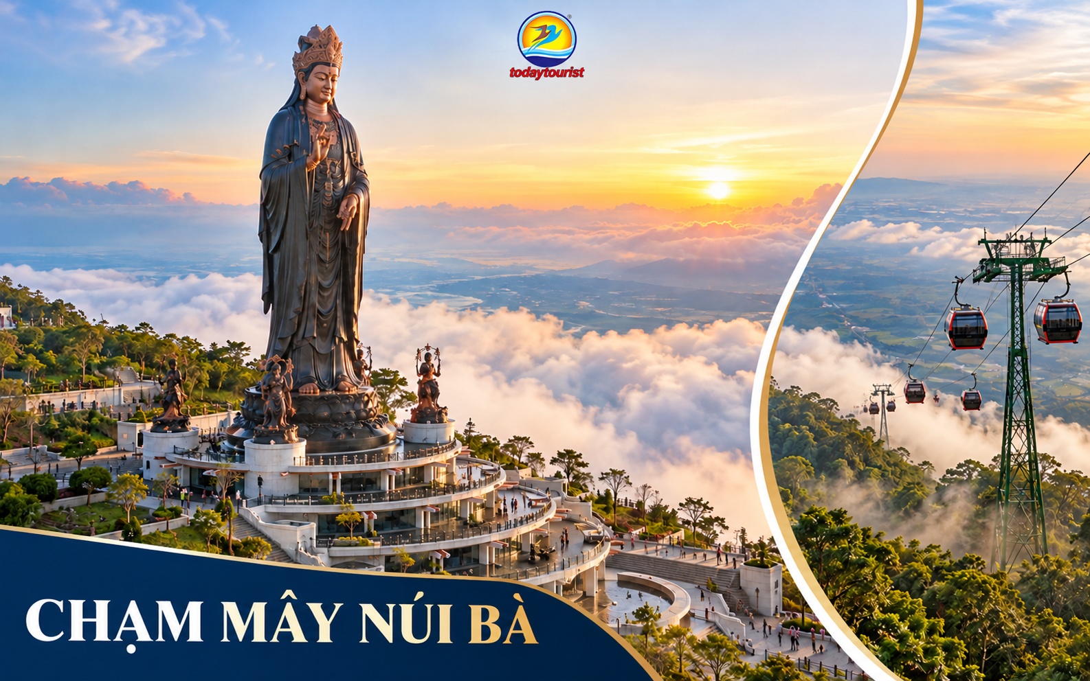 Tour Núi Bà Đen – Tây Ninh 1 Ngày từ Đồng Nai – Tòa Thánh Cao Đài, Chùa Gò Kén