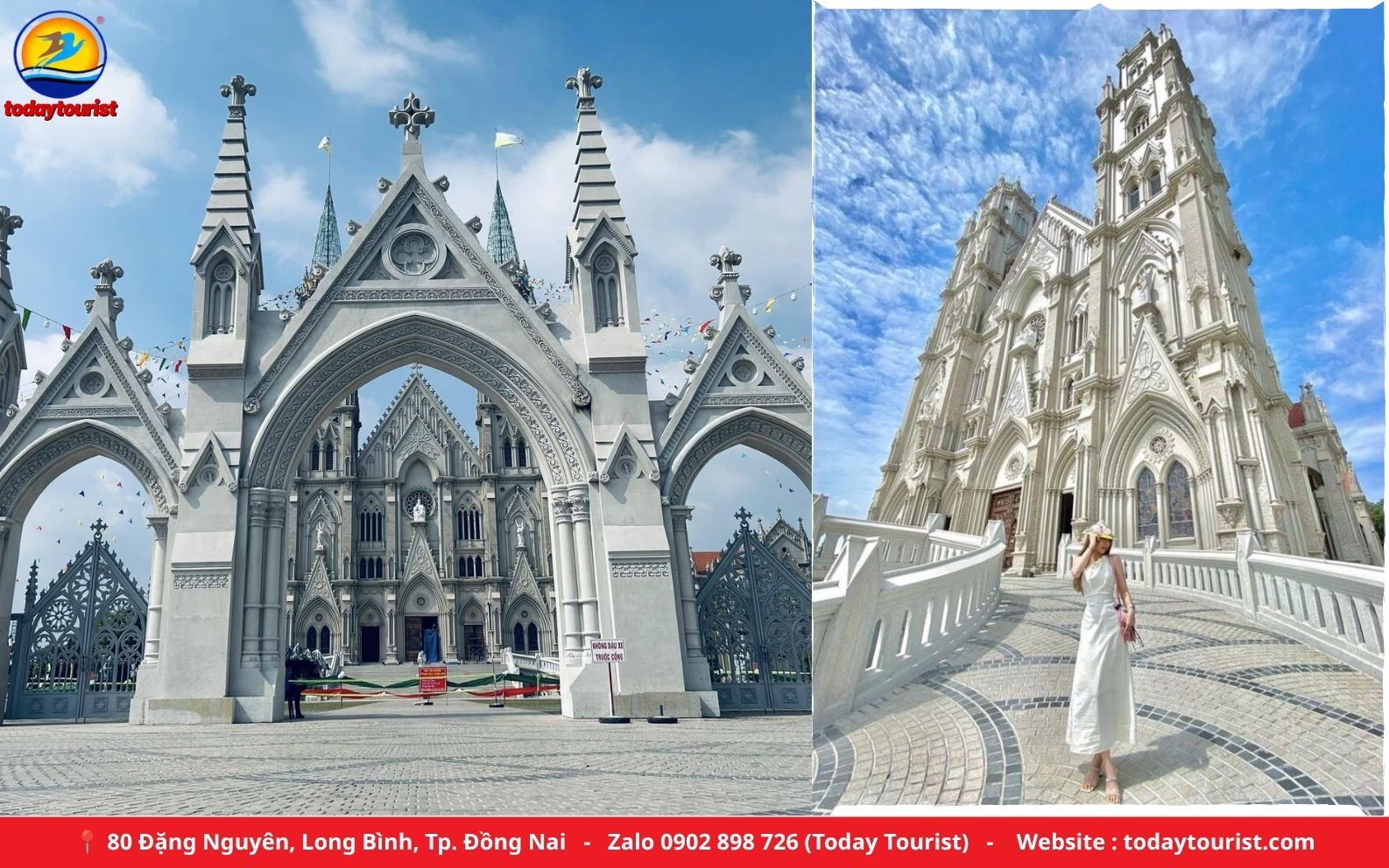 Giáo xứ Song Vĩnh kiến trúc Gothic – tour Long Hải / Phước Hải 2N1Đ Today Tourist