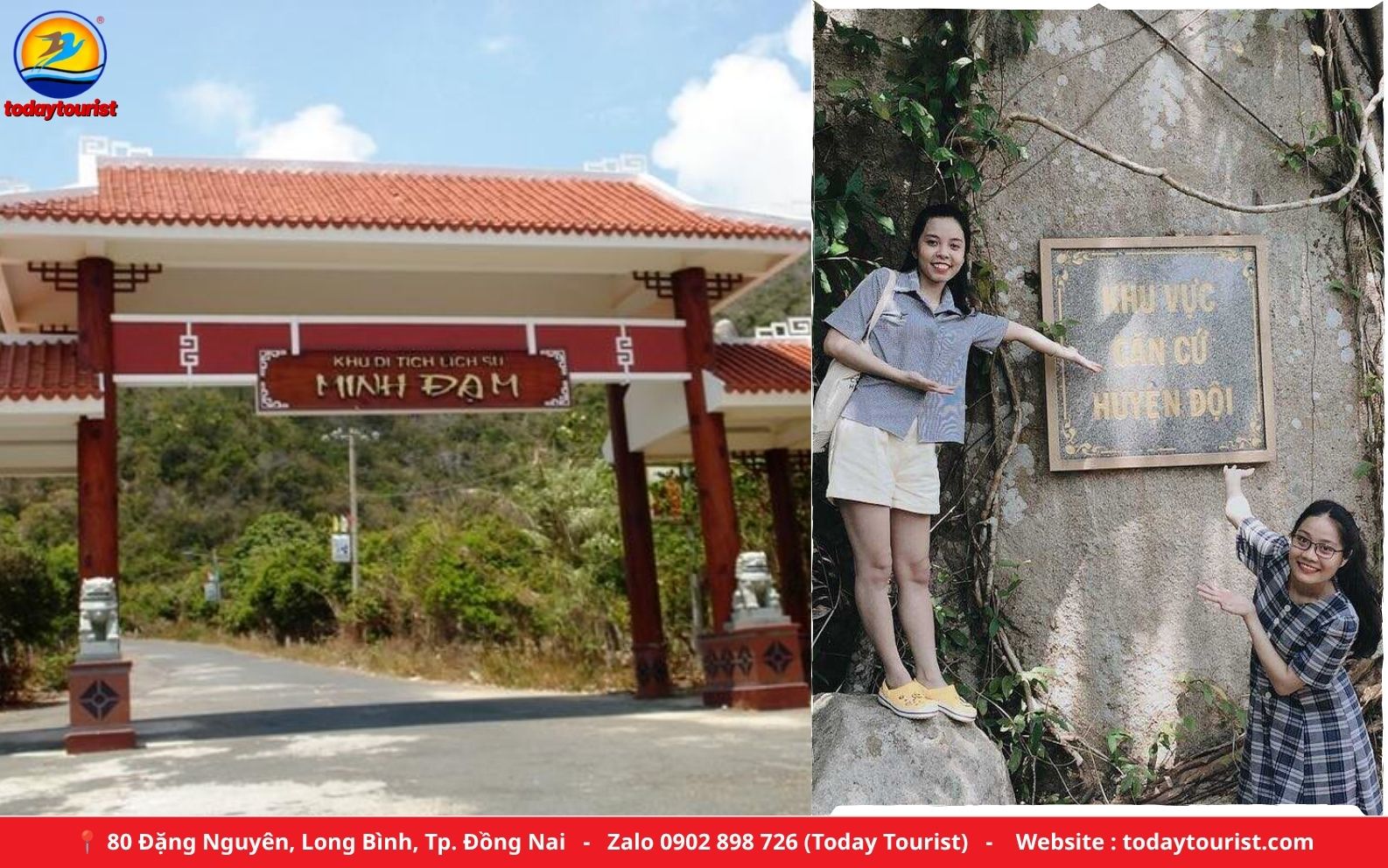 Khu di tích lịch sử Minh Đạm nhìn ra biển Long Hải – tour Long Hải / Phước Hải 2N1Đ Today Tourist
