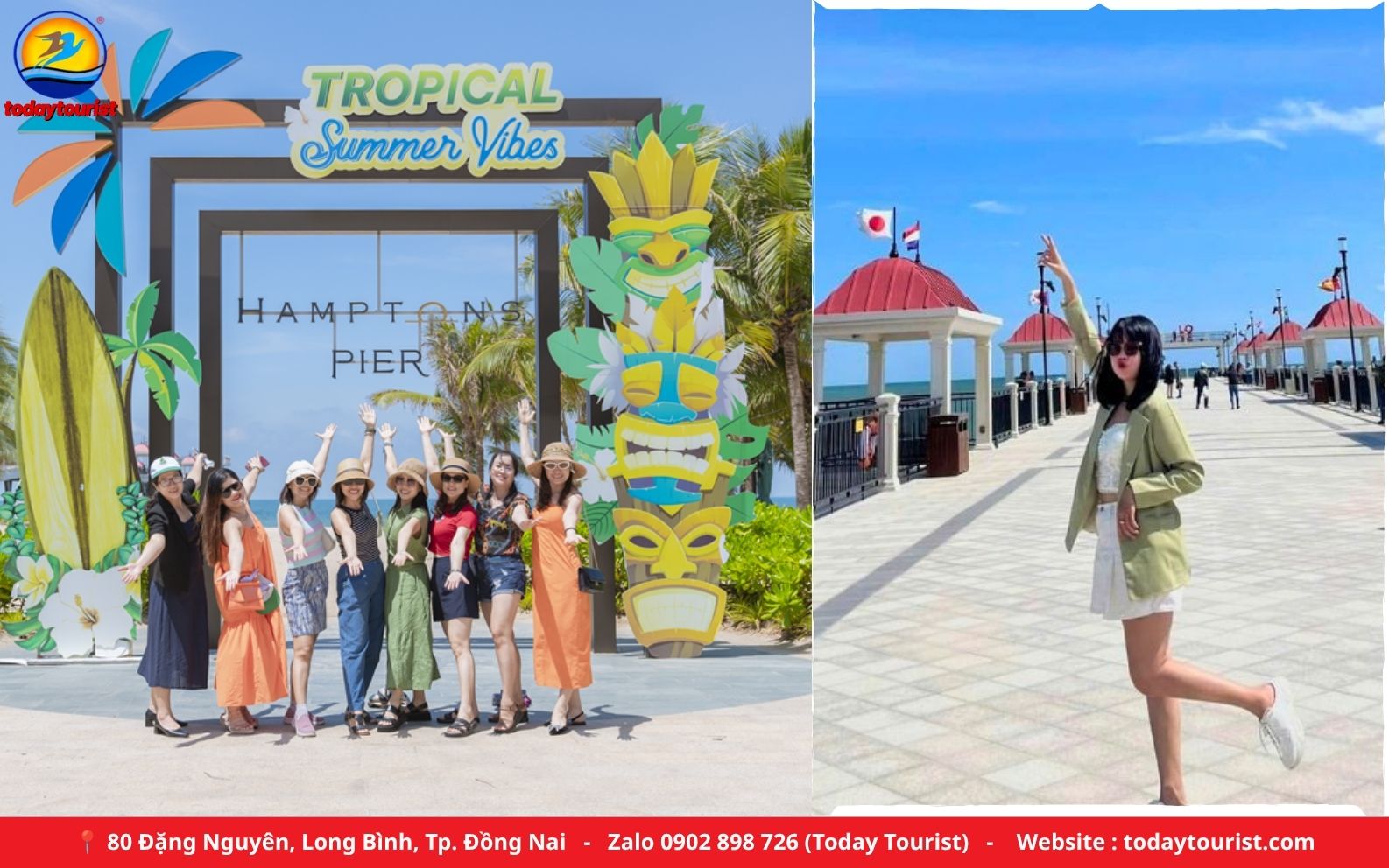Cầu đi bộ ngắm biển The Hamptons Hồ Tràm – tour Hồ Cốc / Hồ Tràm 2N1Đ Today Tourist