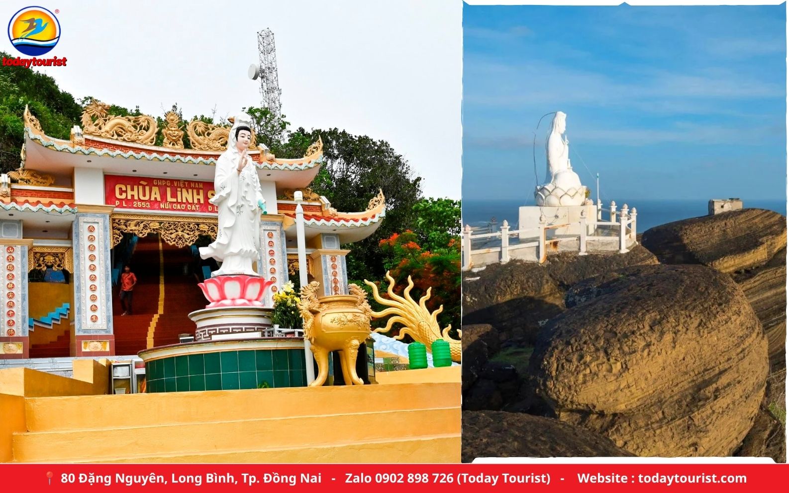Chùa Linh Sơn trên núi Cao Cát, Phú Quý – tour Phú Quý 3N2Đ Today Tourist