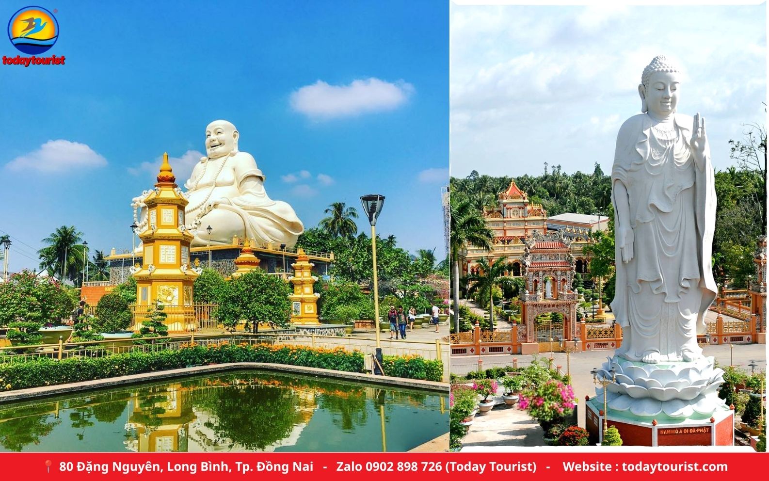 Chùa Vĩnh Tràng Mỹ Tho kiến trúc Á – Âu – tour Cồn Phụng 1 ngày Today Tourist