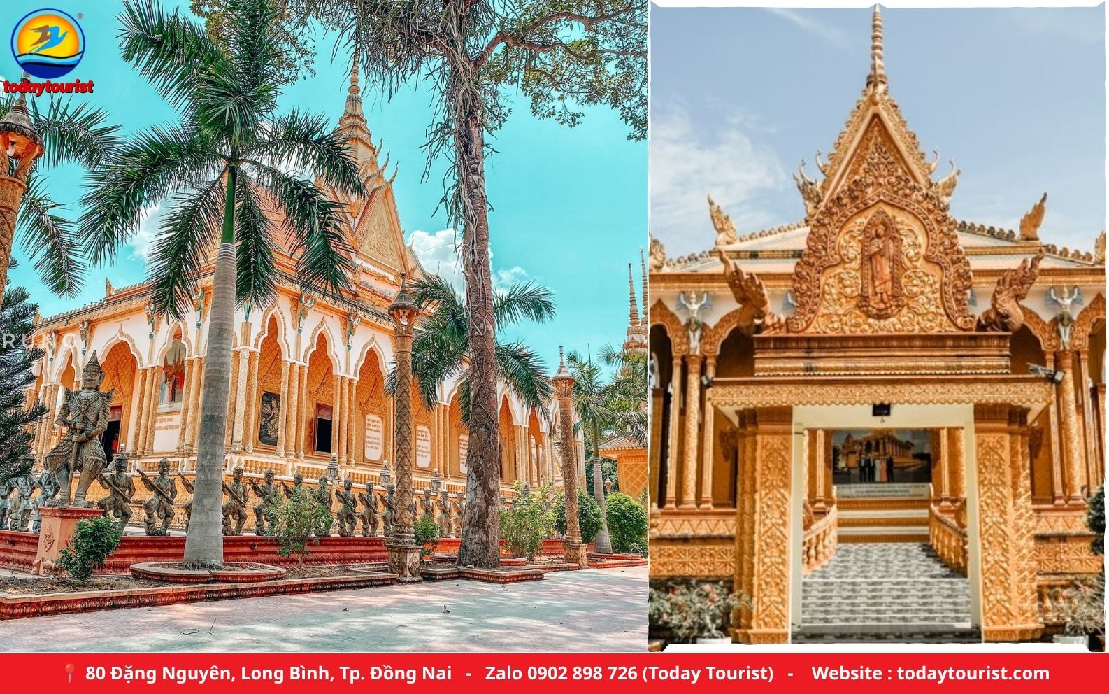 Chùa Âng kiến trúc Khmer, Trà Vinh – tour Trà Vinh 1 ngày Today Tourist