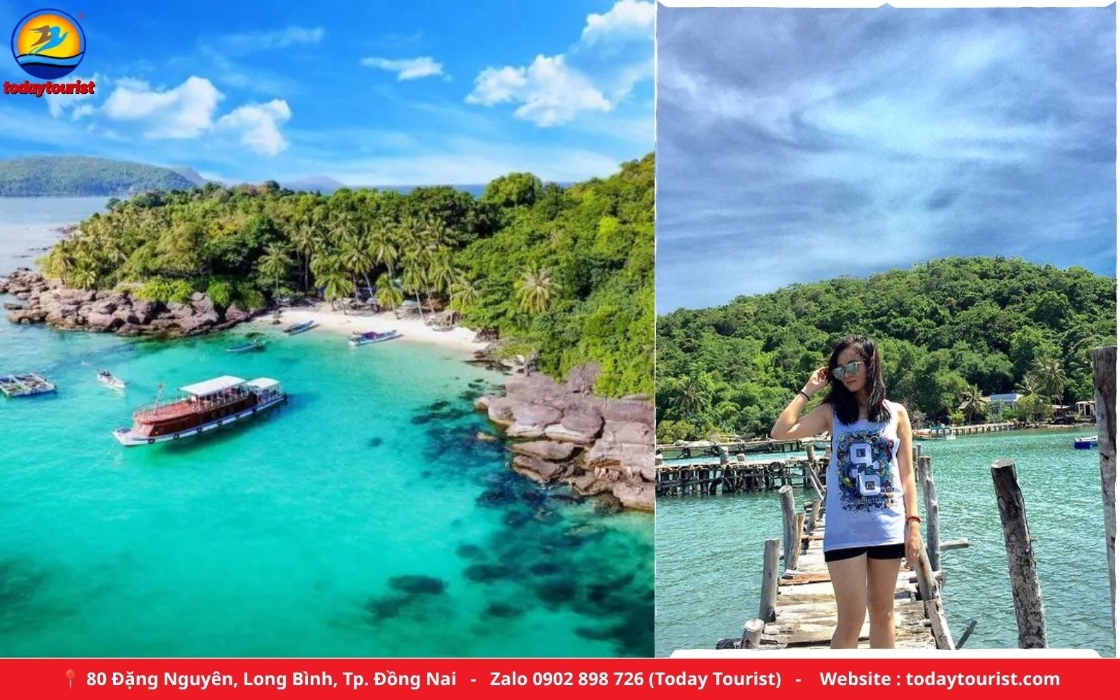 Quần đảo Bà Lụa nhìn từ trên cao – tour Bà Lụa – Trà Sư 2N2Đ Today Tourist