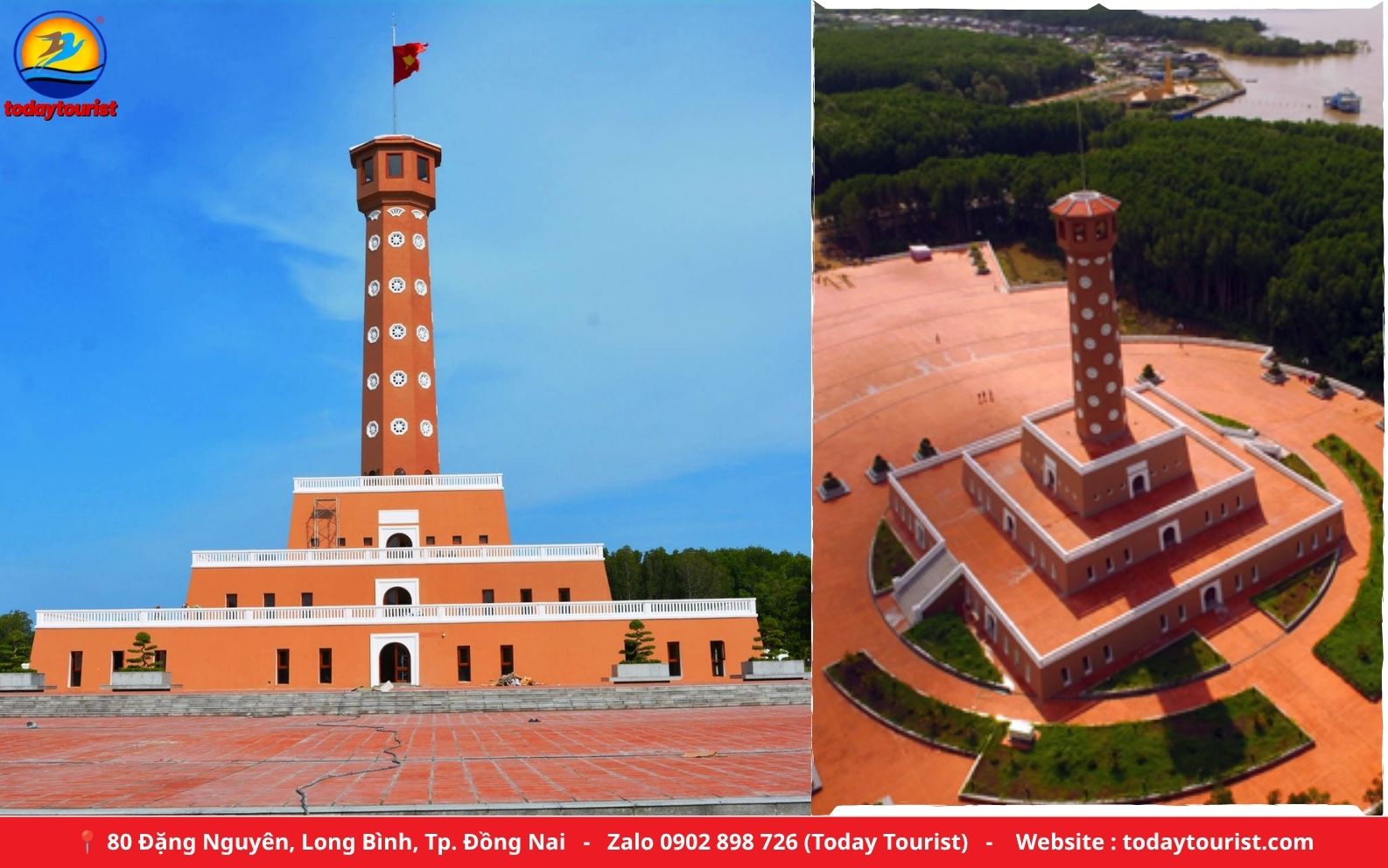 Cột cờ Hà Nội tại Mũi Cà Mau – tour Lục Tỉnh Miền Tây 3N3Đ Today Tourist