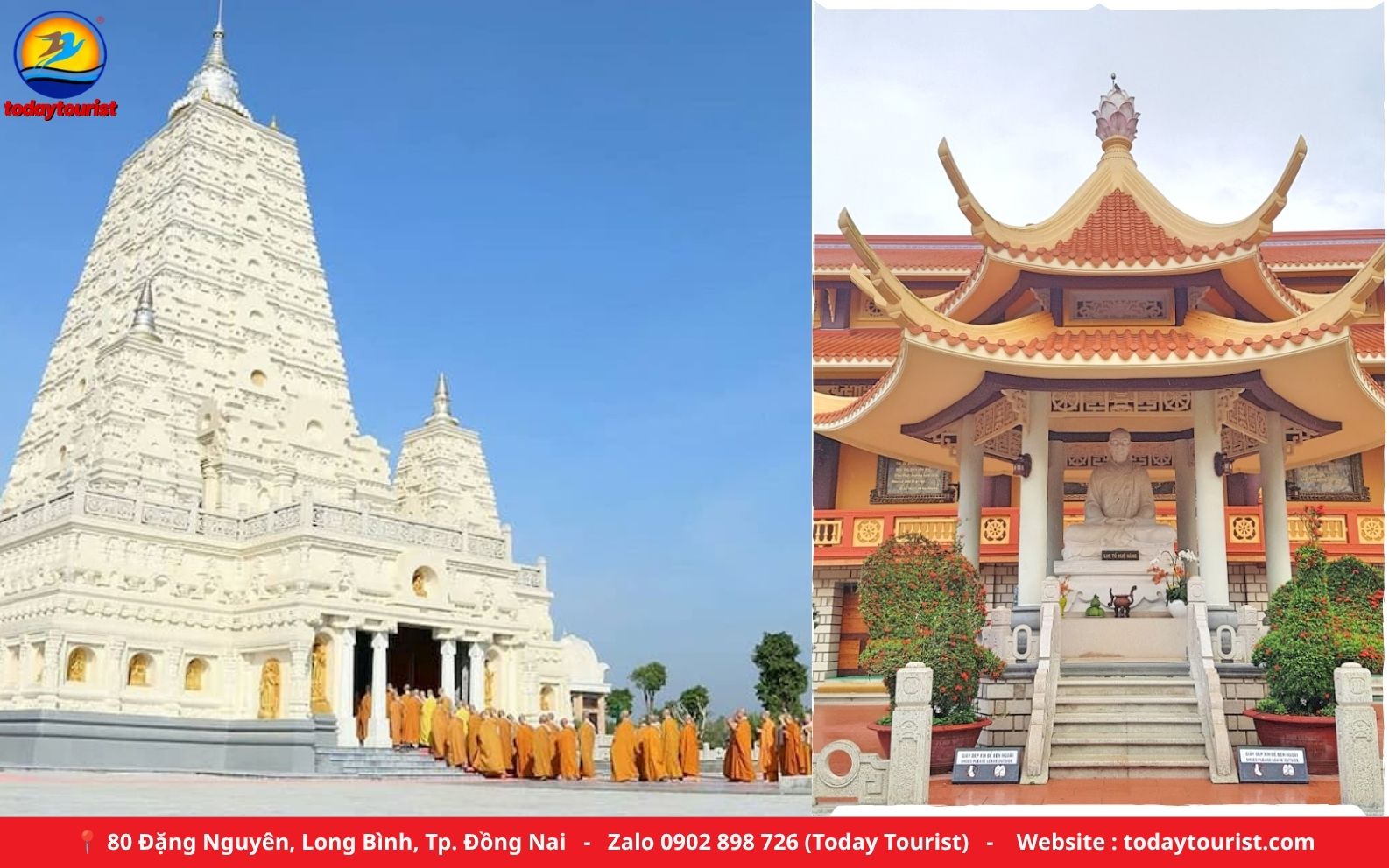 Thiền viện Trúc Lâm Chánh Giác Tiền Giang – tour 10 Cảnh Chùa Miền Tây Today Tourist