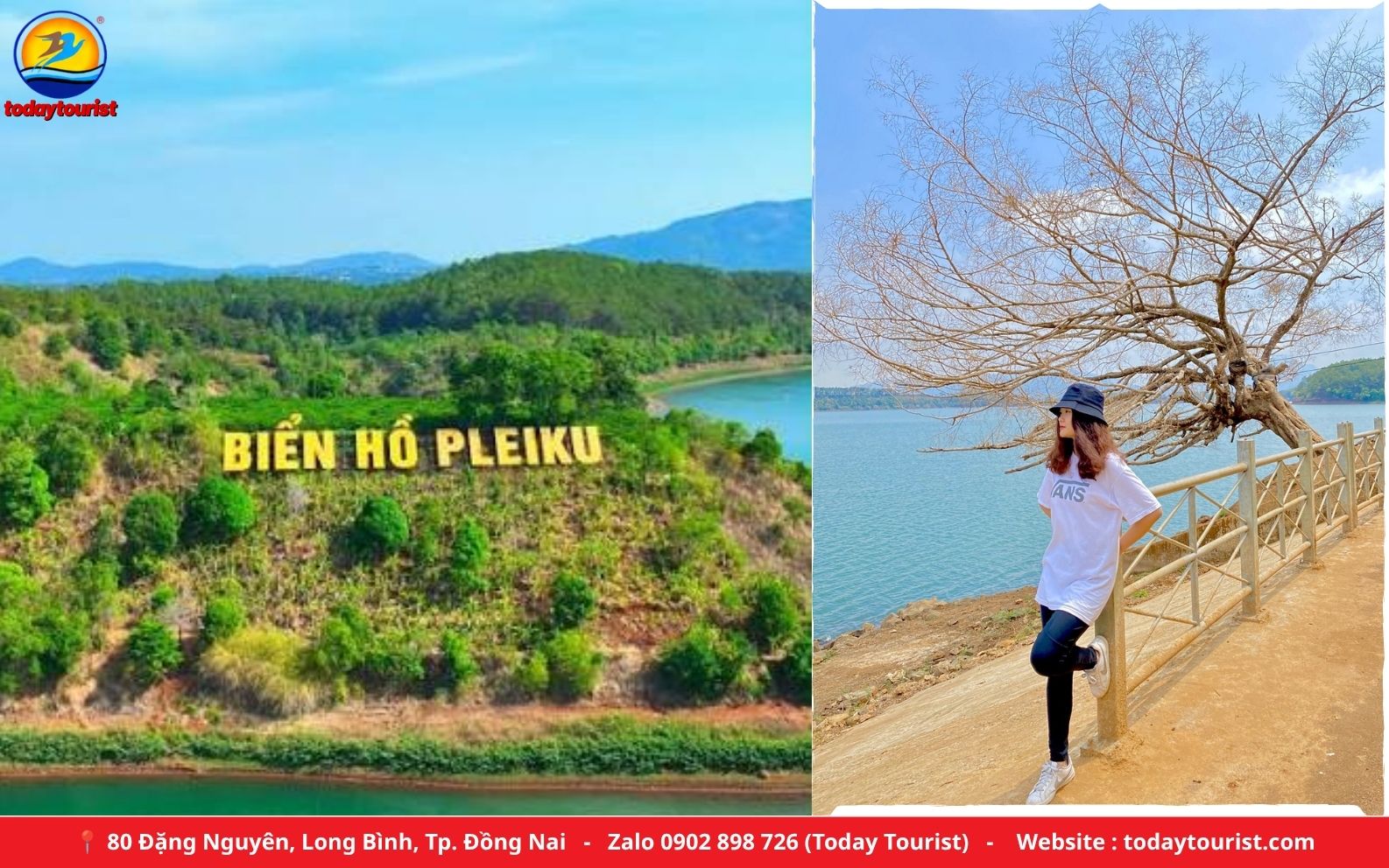 Biển Hồ T'Nưng Pleiku – tour Tây Nguyên 4N4Đ Today Tourist