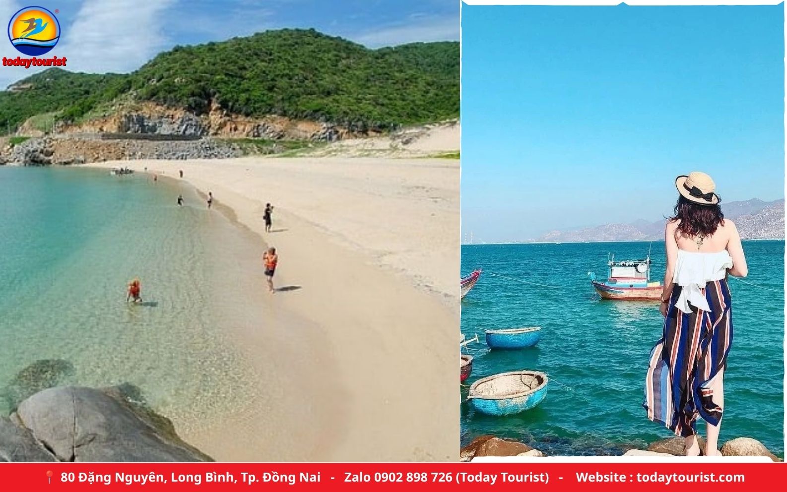 Bãi biển Ninh Chữ cát trắng – tour Đảo Bình Hưng – Ninh Chữ 2N2Đ Today Tourist