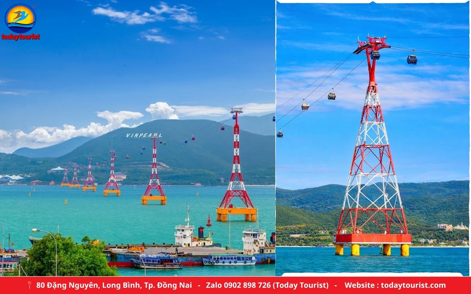 Cáp treo vượt biển Nha Trang – tour Nha Trang – VinWonders 3N2Đ Today Tourist