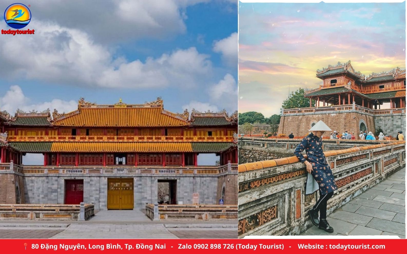 Ngọ Môn Đại Nội Huế – tour Đà Nẵng – Hội An – Huế – Phong Nha 5N4Đ Today Tourist