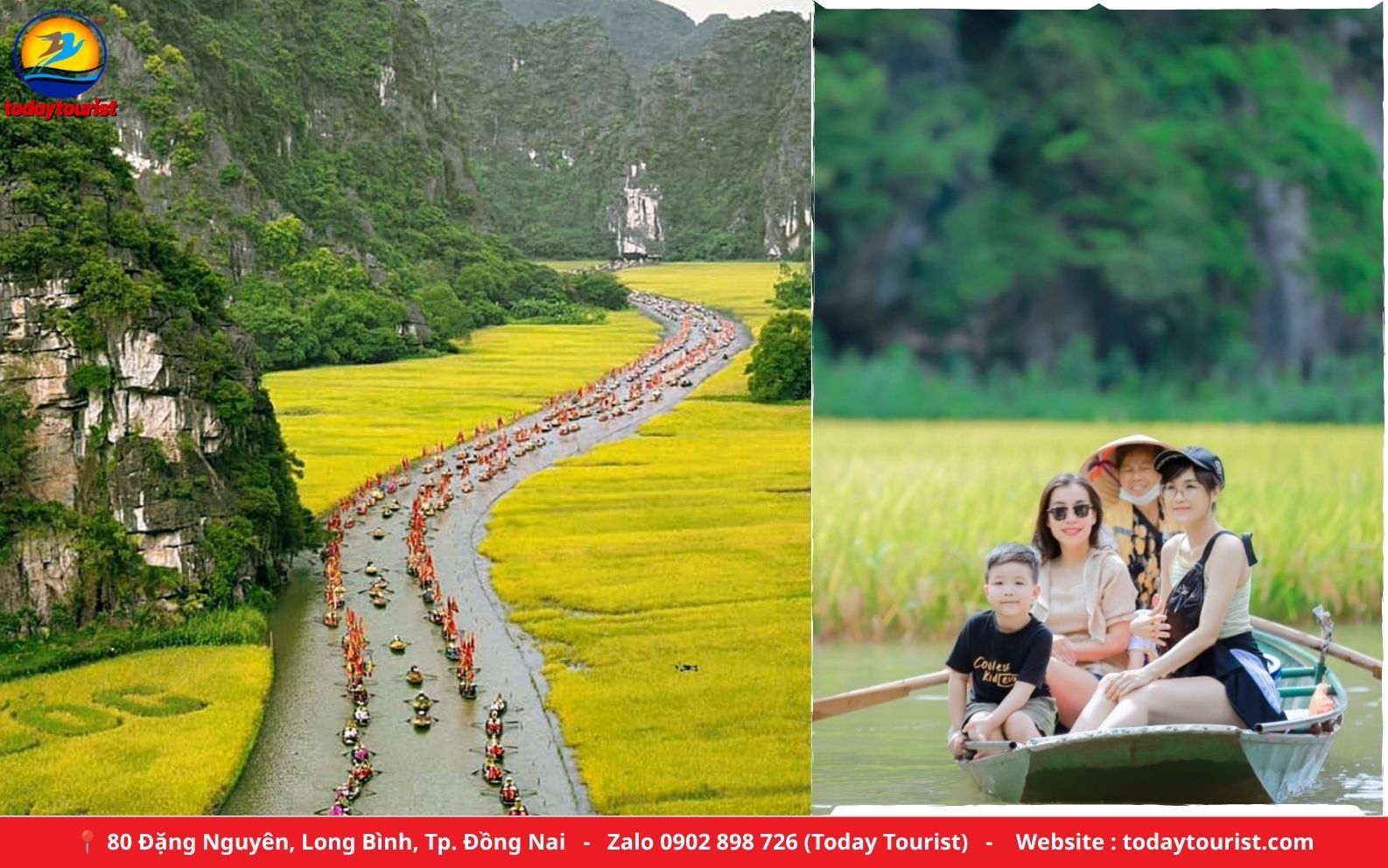 Đò Tam Cốc Ninh Bình – tour Ninh Bình 3N2Đ Today Tourist