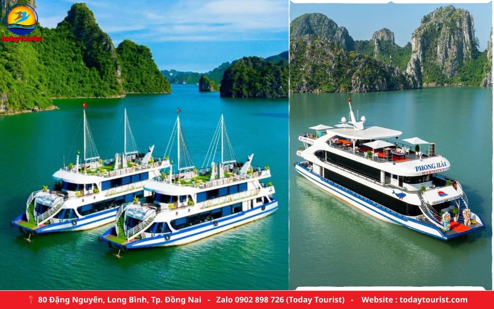 Du thuyền ngủ đêm Vịnh Hạ Long – tour Hạ Long Du Thuyền 3N2Đ Today Tourist