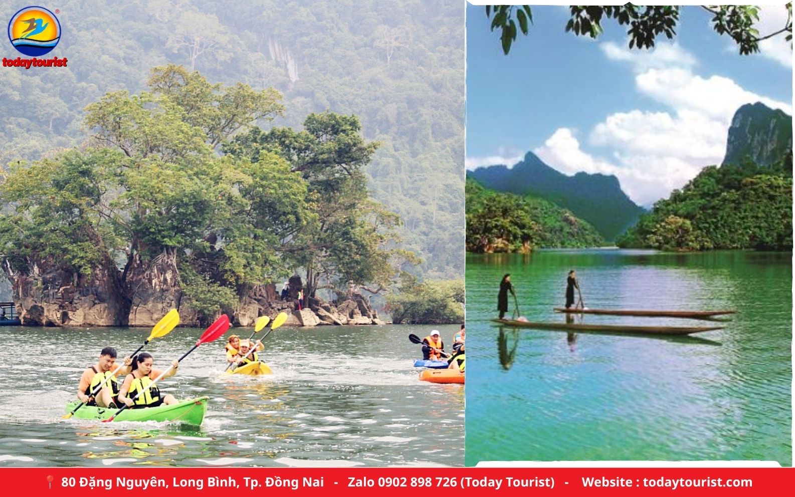Thuyền tham quan hồ Ba Bể Bắc Kạn – tour Cao Bằng – Bản Giốc – Ba Bể 4N3Đ Today Tourist