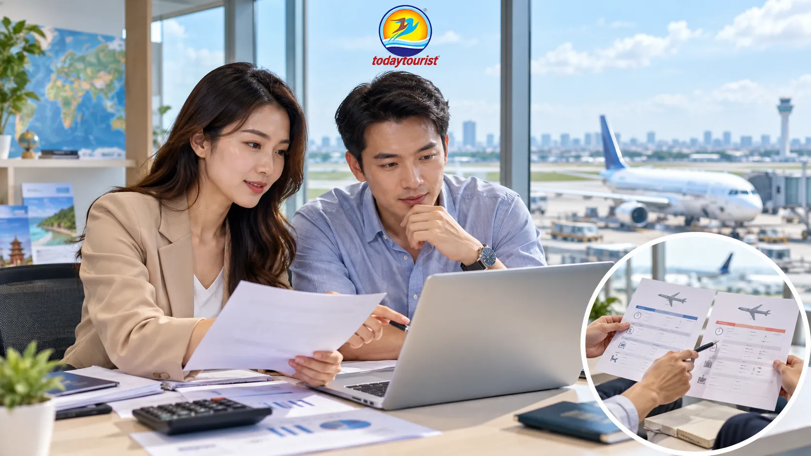 Đọc báo giá vé máy bay: so tổng tiền và điều kiện vé