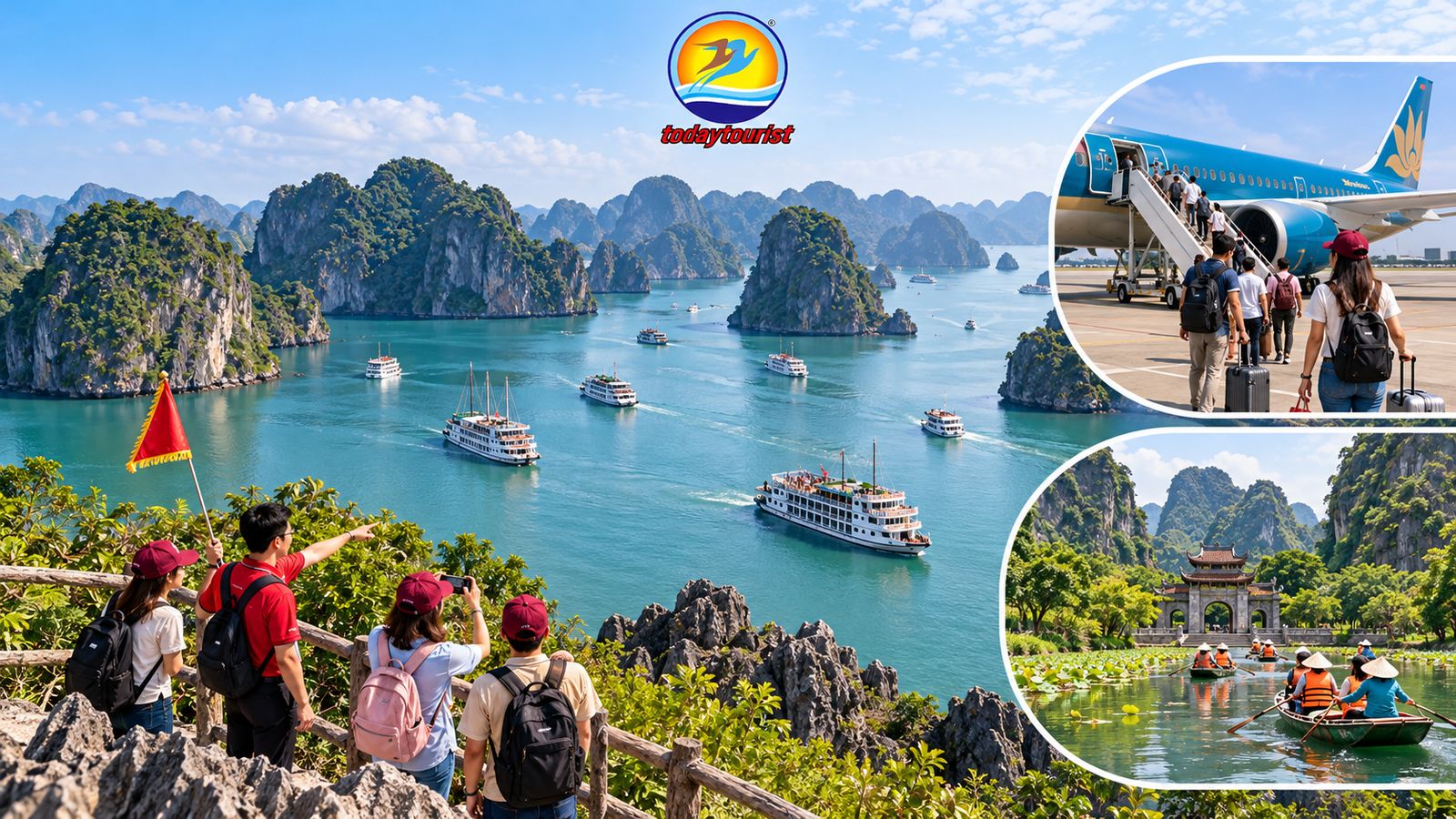 Vé máy bay trong tour miền Bắc: hỏi rõ hành lý và giờ bay