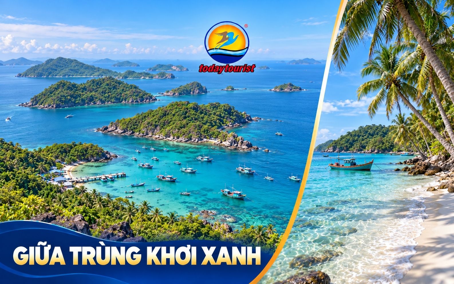 Tour Nam Du 2 Ngày 2 Đêm từ Đồng Nai – Đảo Củ Tron, Lặn Ngắm San Hô