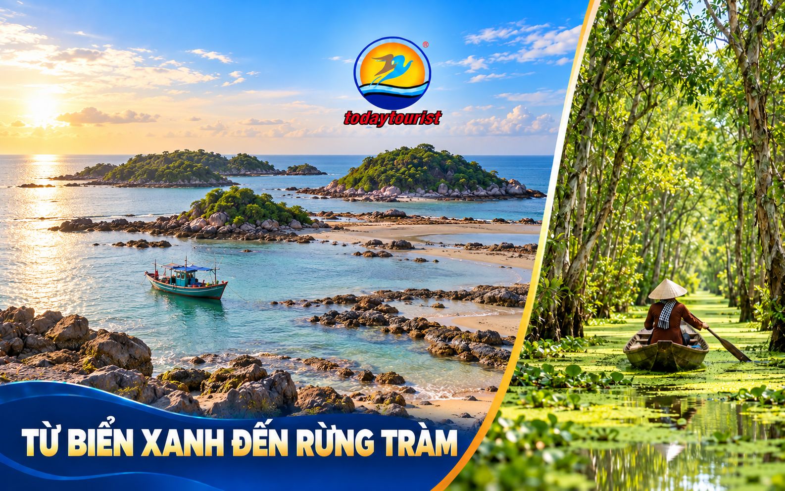 Tour Quần Đảo Bà Lụa – Trà Sư 2 Ngày 2 Đêm từ Đồng Nai – Chùa Hang, Hòn Phụ Tử