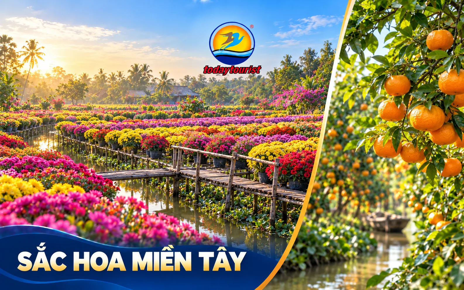 Tour Làng Hoa Sa Đéc 1 Ngày - Giá 780.000đ