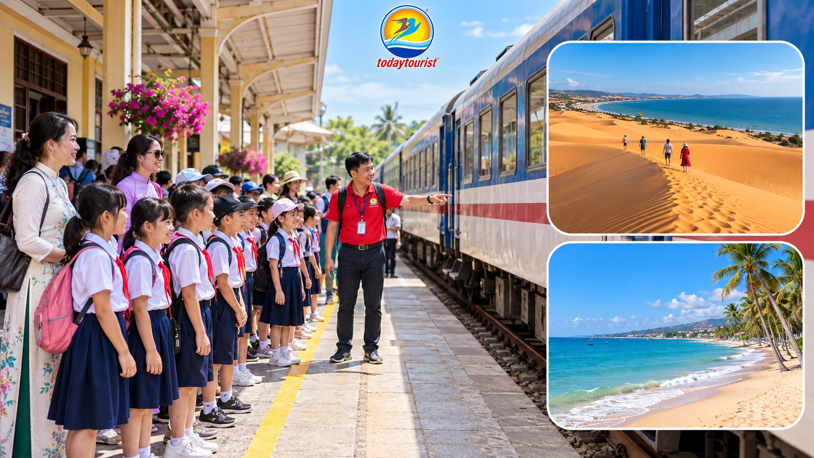 Tour tàu hỏa học sinh từ Biên Hòa đi Phan Thiết