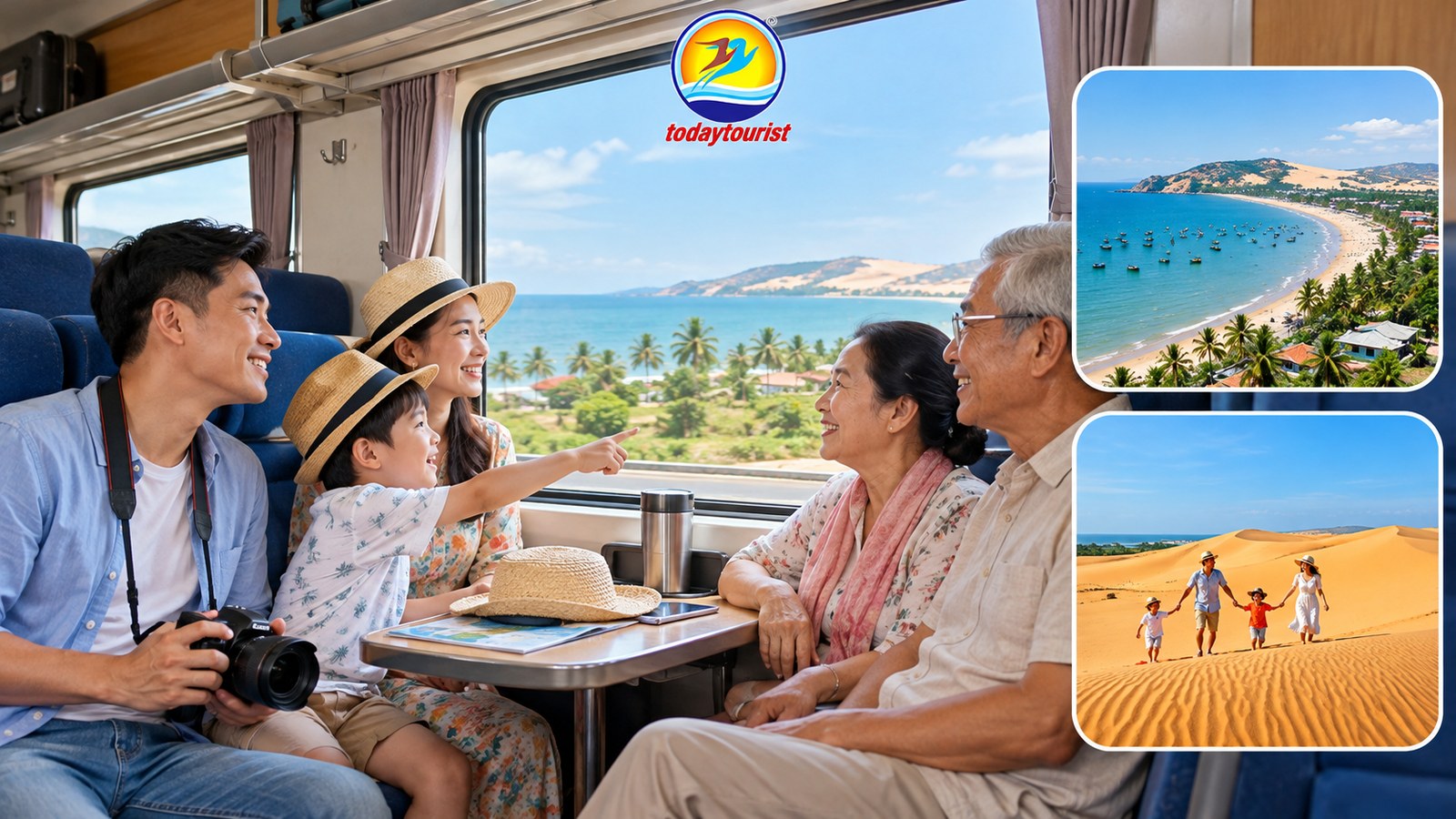 Tour tàu hỏa Phan Thiết từ Biên Hòa cho gia đình