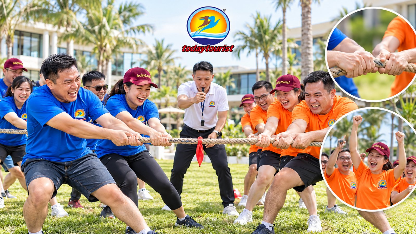 Kéo co đồng đội: luật chơi, đạo cụ và cách tổ chức cho đoàn công ty