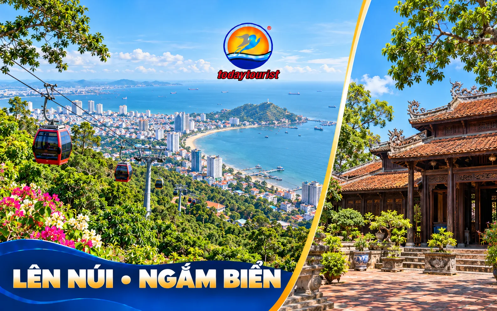 Tour Vũng Tàu – Hồ Mây – Đảo Long Sơn 1 Ngày từ Đồng Nai – Cáp Treo Hồ Mây, Làng Bè Hải Sản