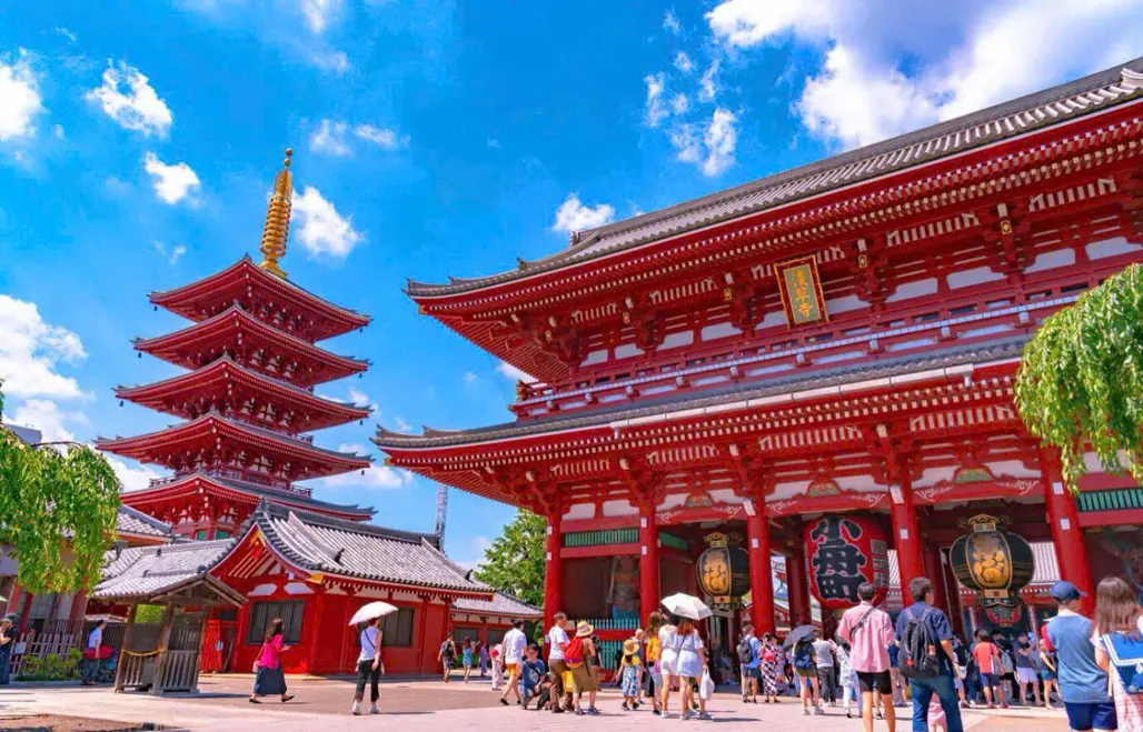 Chùa cổ Asakusa Kannon - 1 Trong Những Ngôi Chùa Linh Thiêng của Nhật Bản - Công ty Du Lịch Triều Hảo